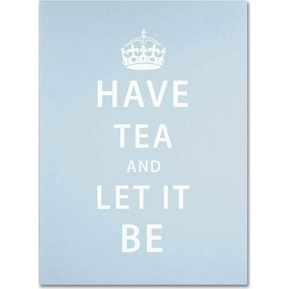 Trademark Fine Art "Have Tea" Canvas Art by Megan Romo