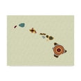thumbnail image 1 of Trademark Fine Art 'Hawaii State Map' Canvas Art by Lanre Adefioye, 1 of 3