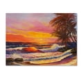 thumbnail image 1 of Trademark Fine Art 'Hawaiian Glow' Canvas Art by Manor Shadian, 1 of 3