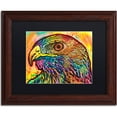 thumbnail image 1 of Trademark Fine Art "Hawk" Canvas Art by Dean Russo, Black Matte, Wood Frame, 1 of 1