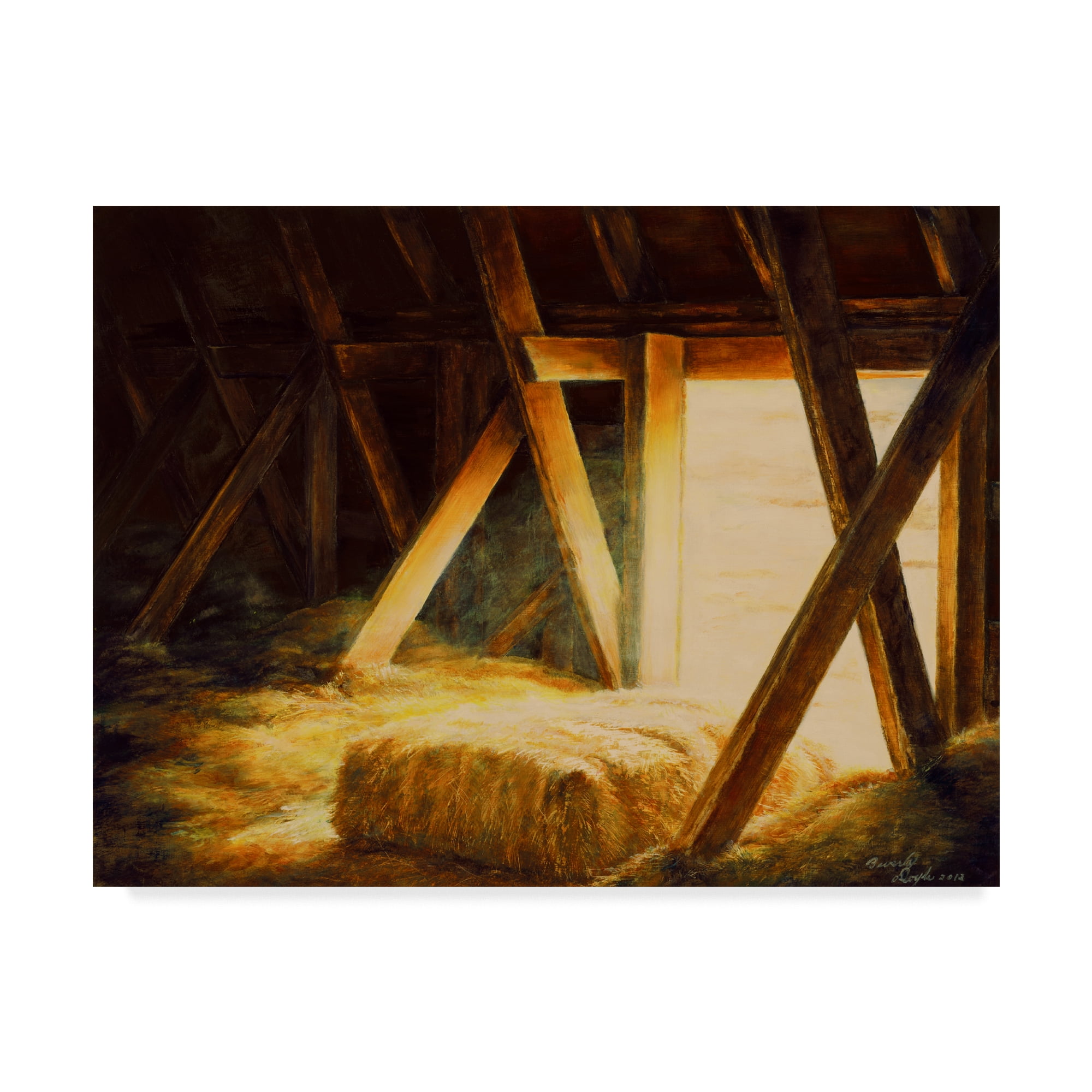 Trademark Fine Art 'Hay Loft' Canvas Art by Beverly Doyle