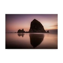 Trademark Fine Art 'Haystack Rock' Canvas Art by Pierre Leclerc