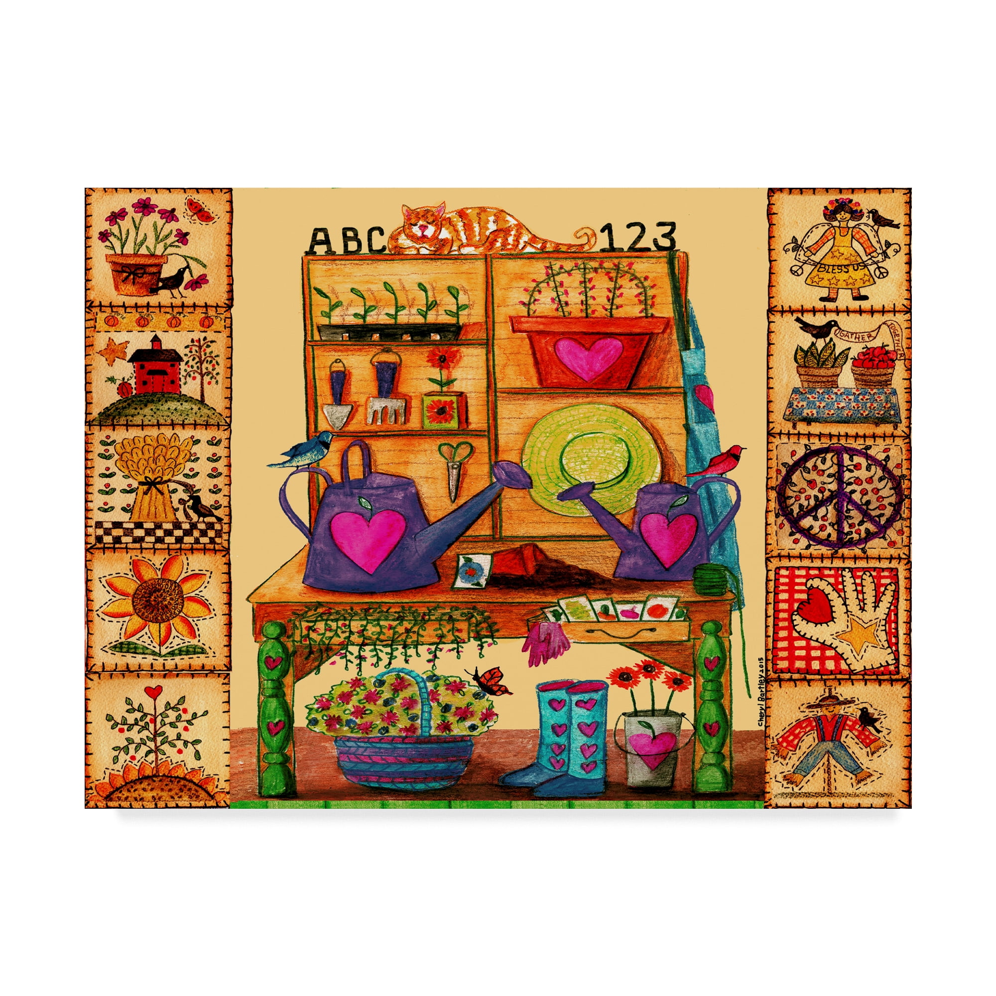 Trademark Fine Art 'He Thrives Before The Sun' Canvas Art by Cheryl Bartley