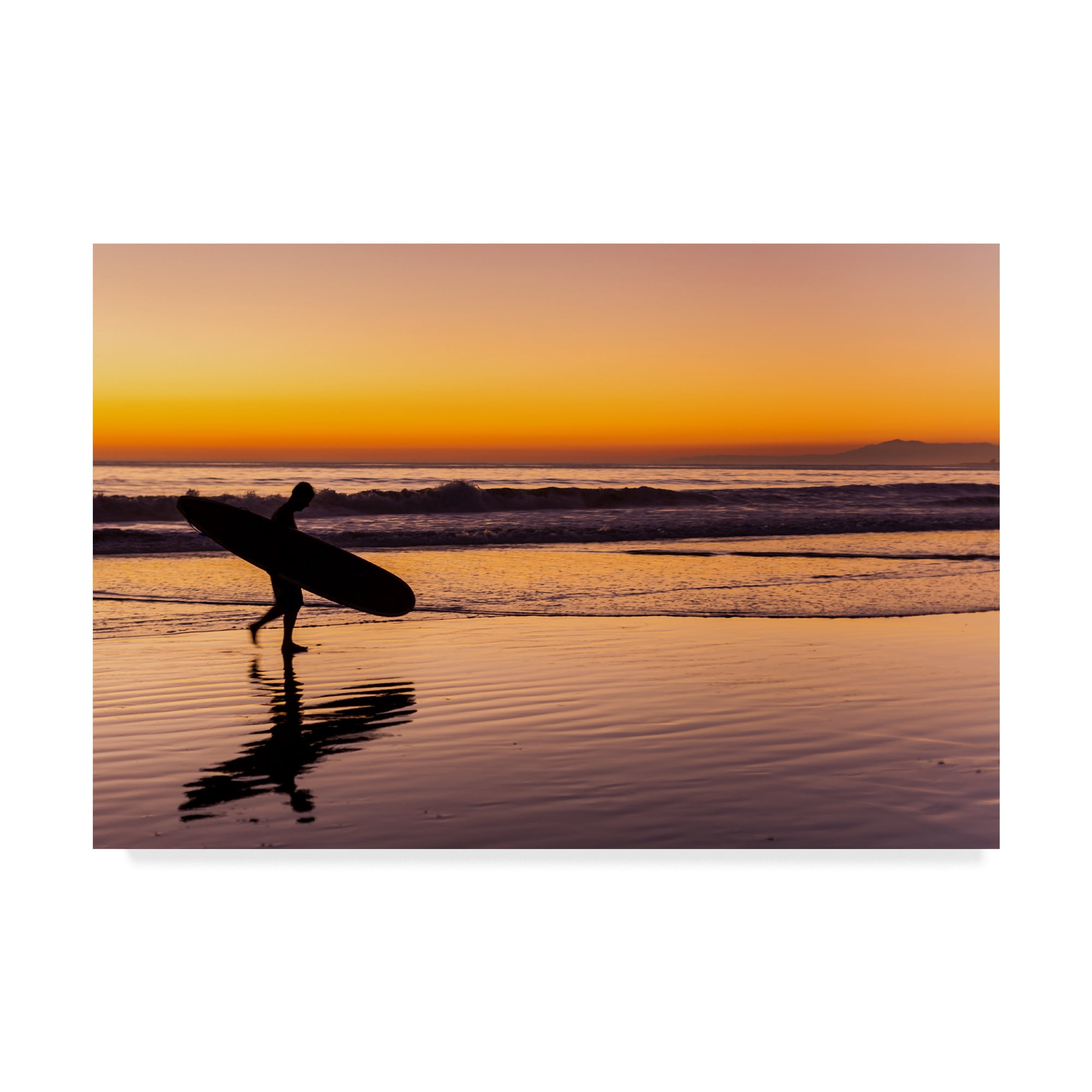 Trademark Fine Art 'Heading Home Surf' Canvas Art by Chris Moyer