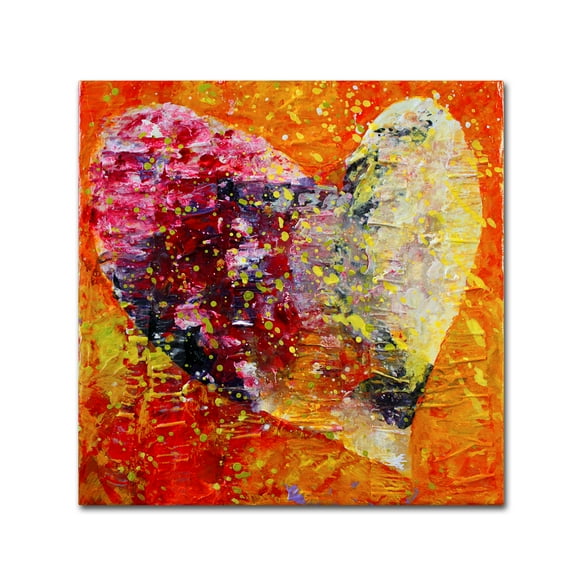 Trademark Fine Art 'Heart' Canvas Art by Marion Rose