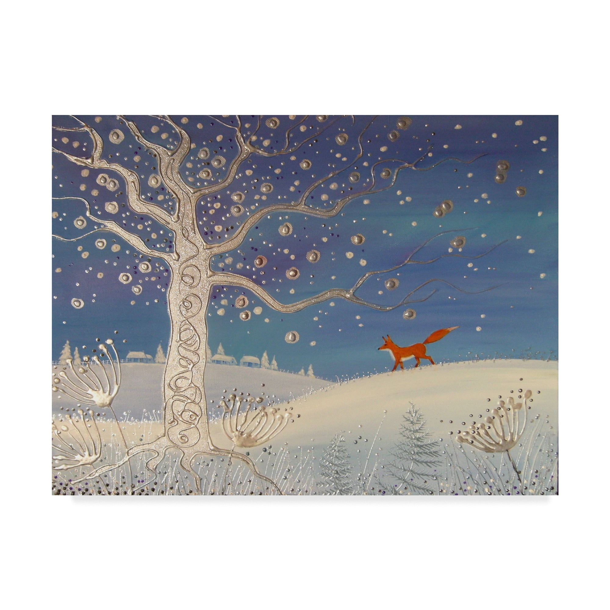 Trademark Fine Art 'Heart Of Winter' Canvas Art by Angie Livingstone