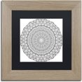 thumbnail image 1 of Trademark Fine Art "Hearts Mandala" Canvas Art by Kathy G. Ahrens, Black Matte, Birch Frame, 1 of 4