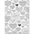 thumbnail image 1 of Trademark Fine Art "Hearts on Hearts" Canvas Art by Hello Angel, 1 of 1