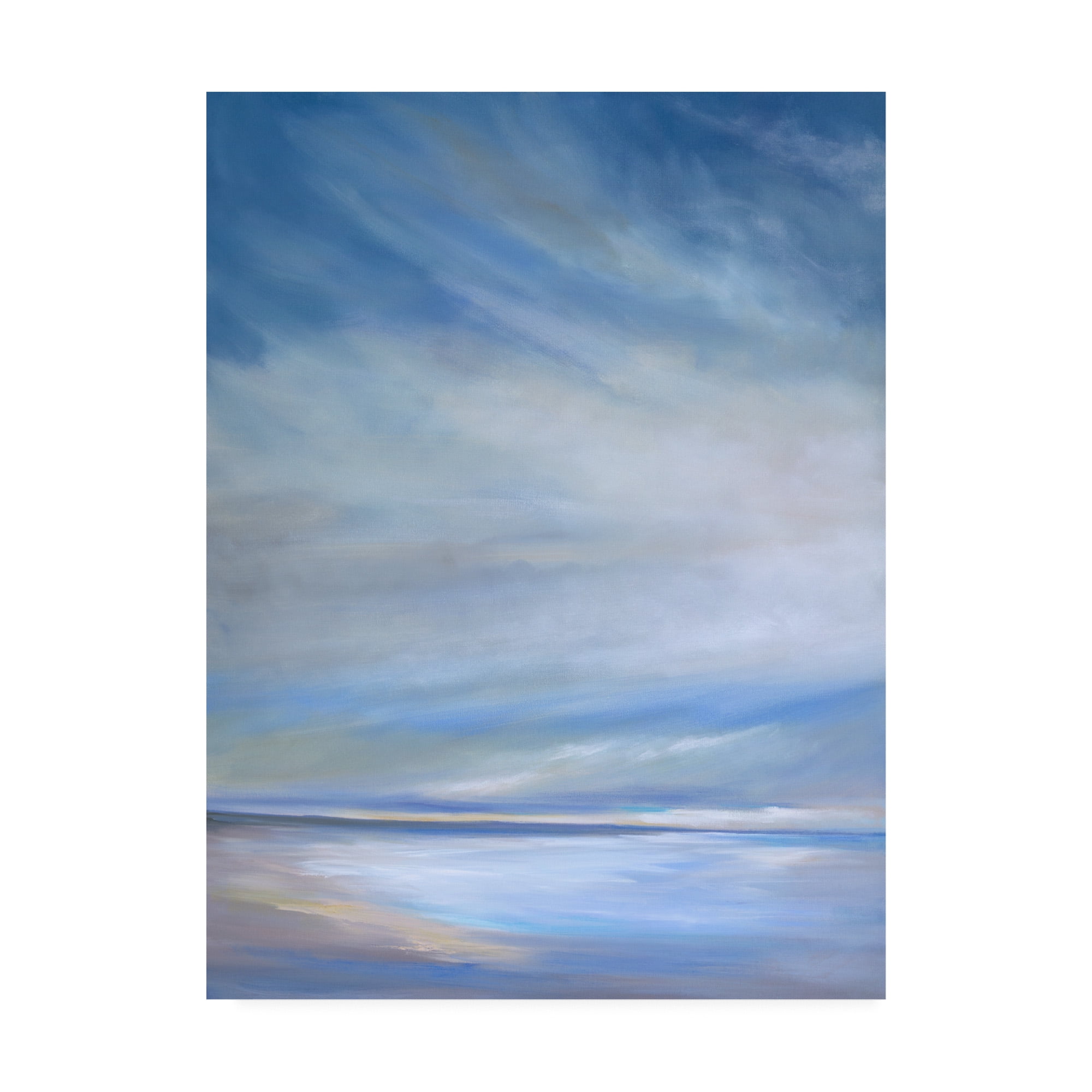 Trademark Fine Art 'Heavenly Light Triptych I' Canvas Art by Sheila Finch