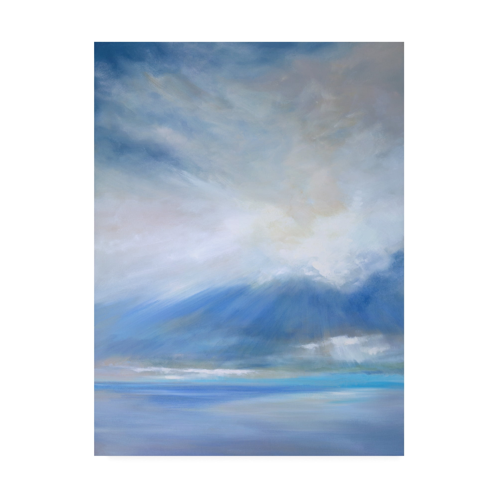 Trademark Fine Art 'Heavenly Light Triptych II' Canvas Art by Sheila Finch