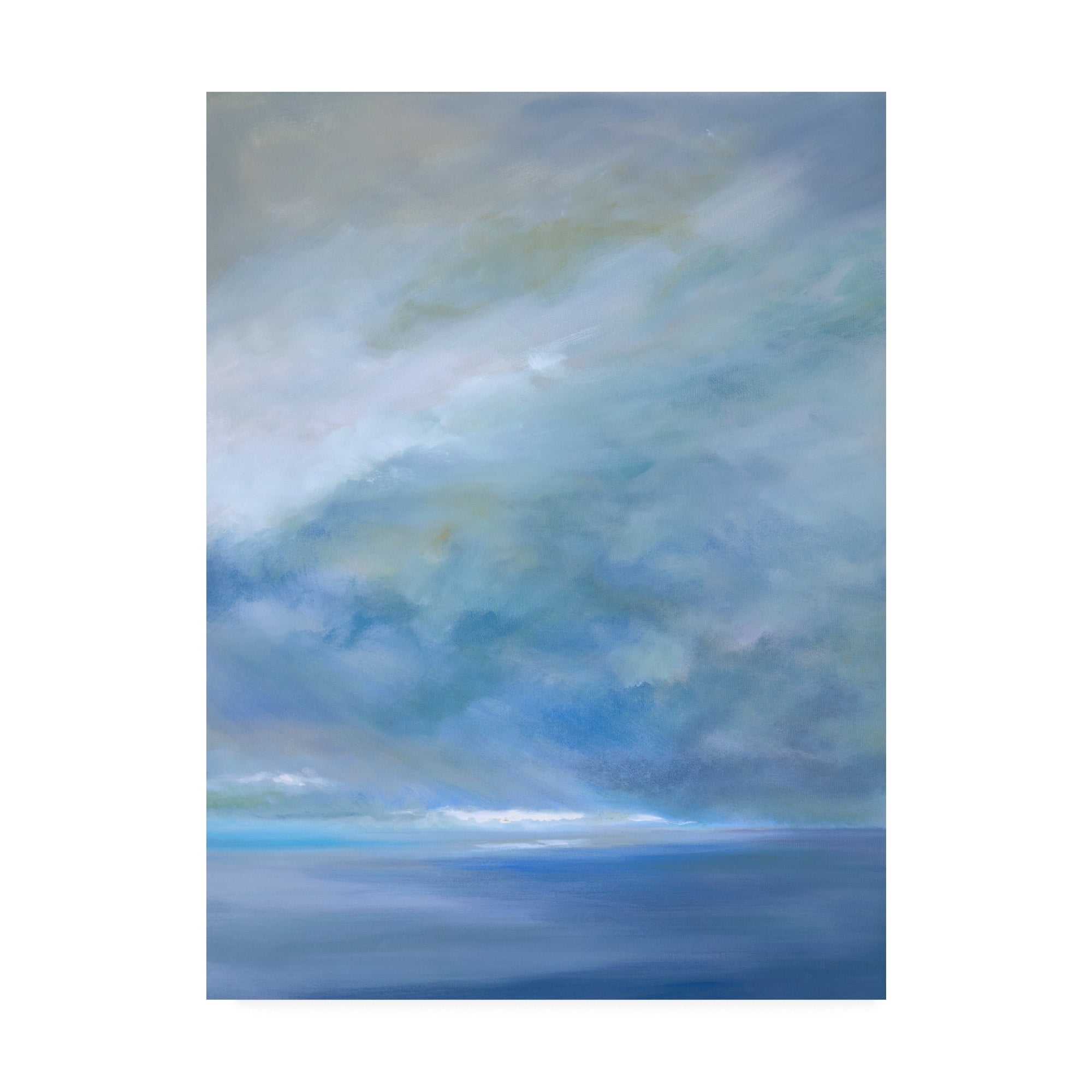 Trademark Fine Art 'Heavenly Light Triptych III' Canvas Art by Sheila Finch