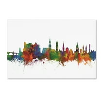 Trademark Fine Art 'Heidelberg Germany Skyline IV' Canvas Art by Michael Tompsett