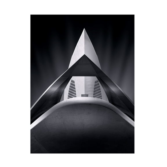 Trademark Fine Art Helena GARCIA HUERTAS Peaks Between Clouds Canvas Wall Art