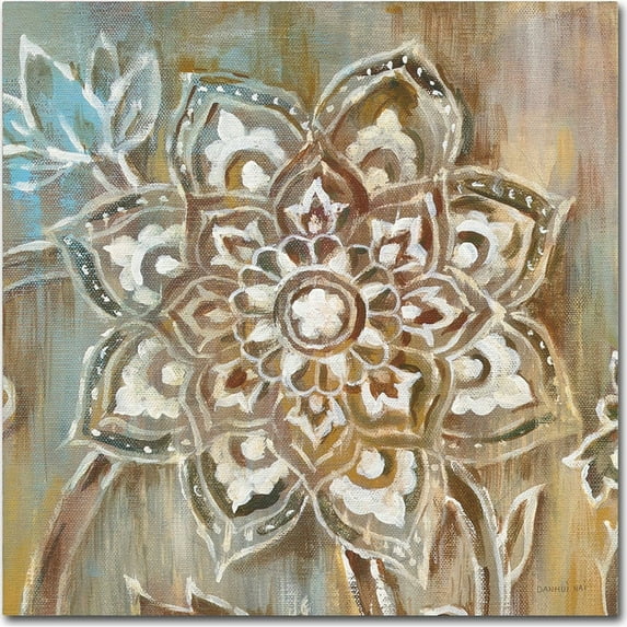 Trademark Fine Art Danhui Nai Henna II Canvas Wall Art - 14x14