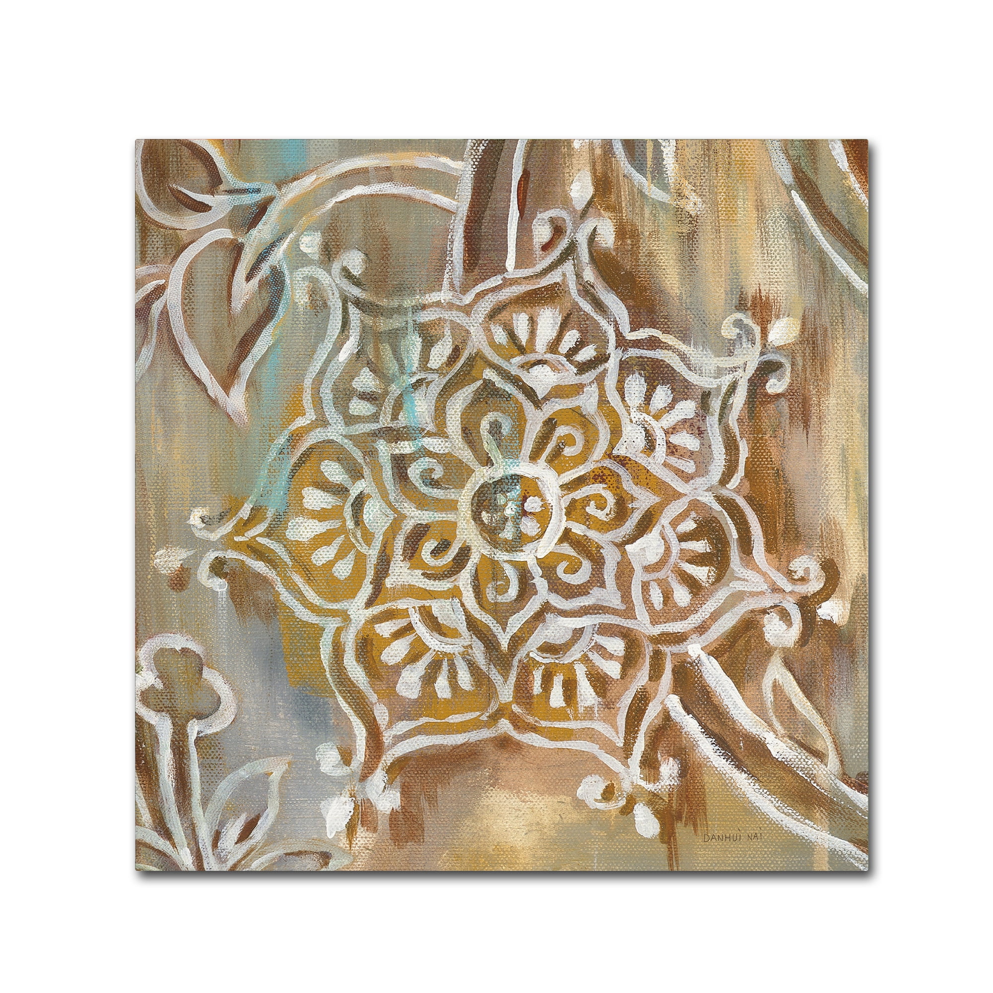 Trademark Fine Art "Henna III" Canvas Art by Danhui Nai