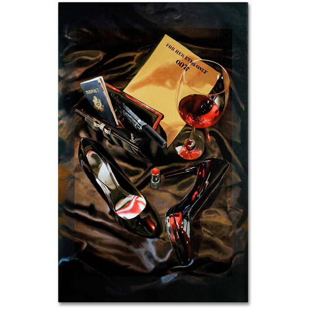 Trademark Fine Art "Her Eyes Only" Canvas Art by Roderick Stevens