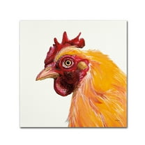 Trademark Fine Art 'Her Hilda Crop on White' Canvas Art by Patsy Ducklow