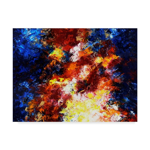 Trademark Fine Art 'Here Comes The Sun Abstract' Canvas Art by Aleta Pippin