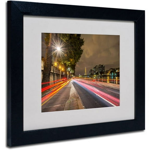 Trademark Fine Art "Here Is Paris" Canvas Art by Mathieu Rivrin