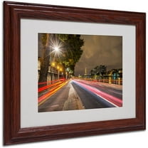 Trademark Fine Art "Here Is Paris" Canvas Art by Mathieu Rivrin