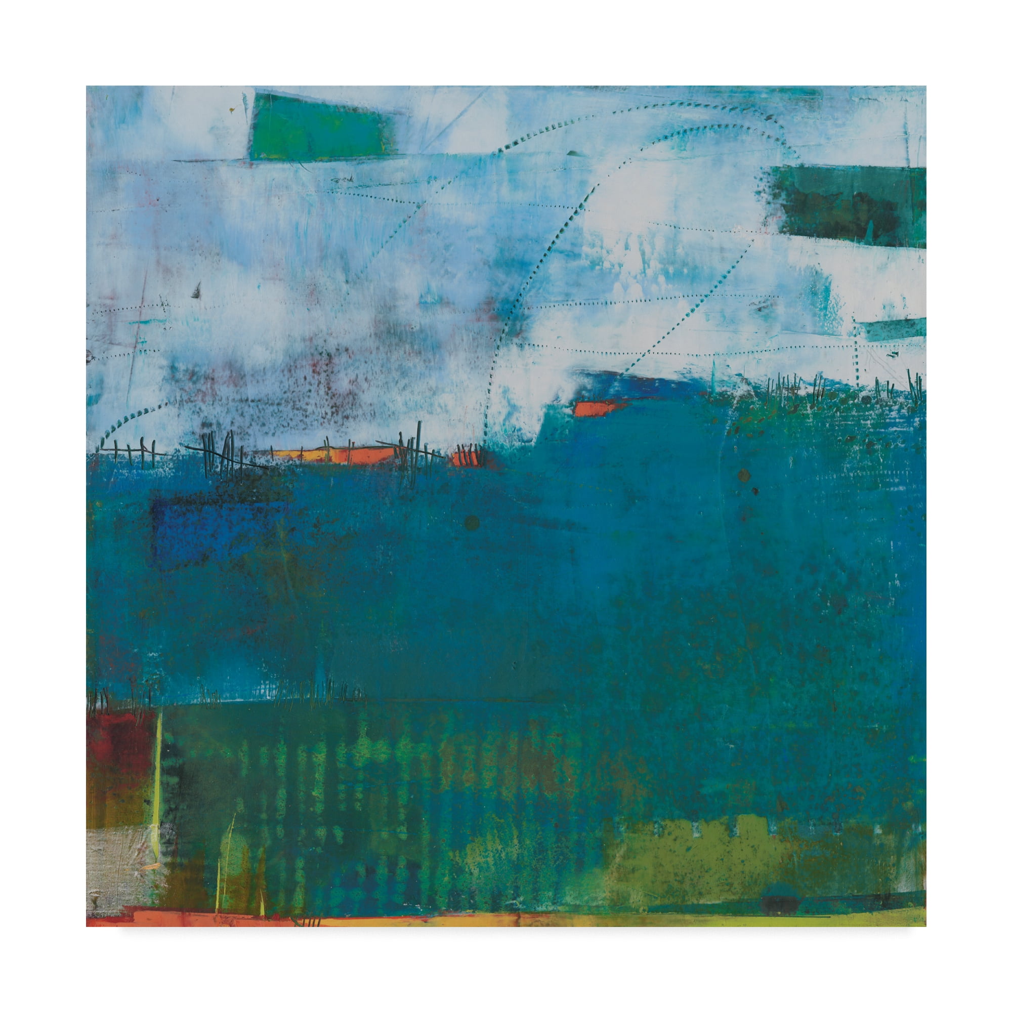 Trademark Fine Art 'Hey Day II' Canvas Art by Sue Jachimiec