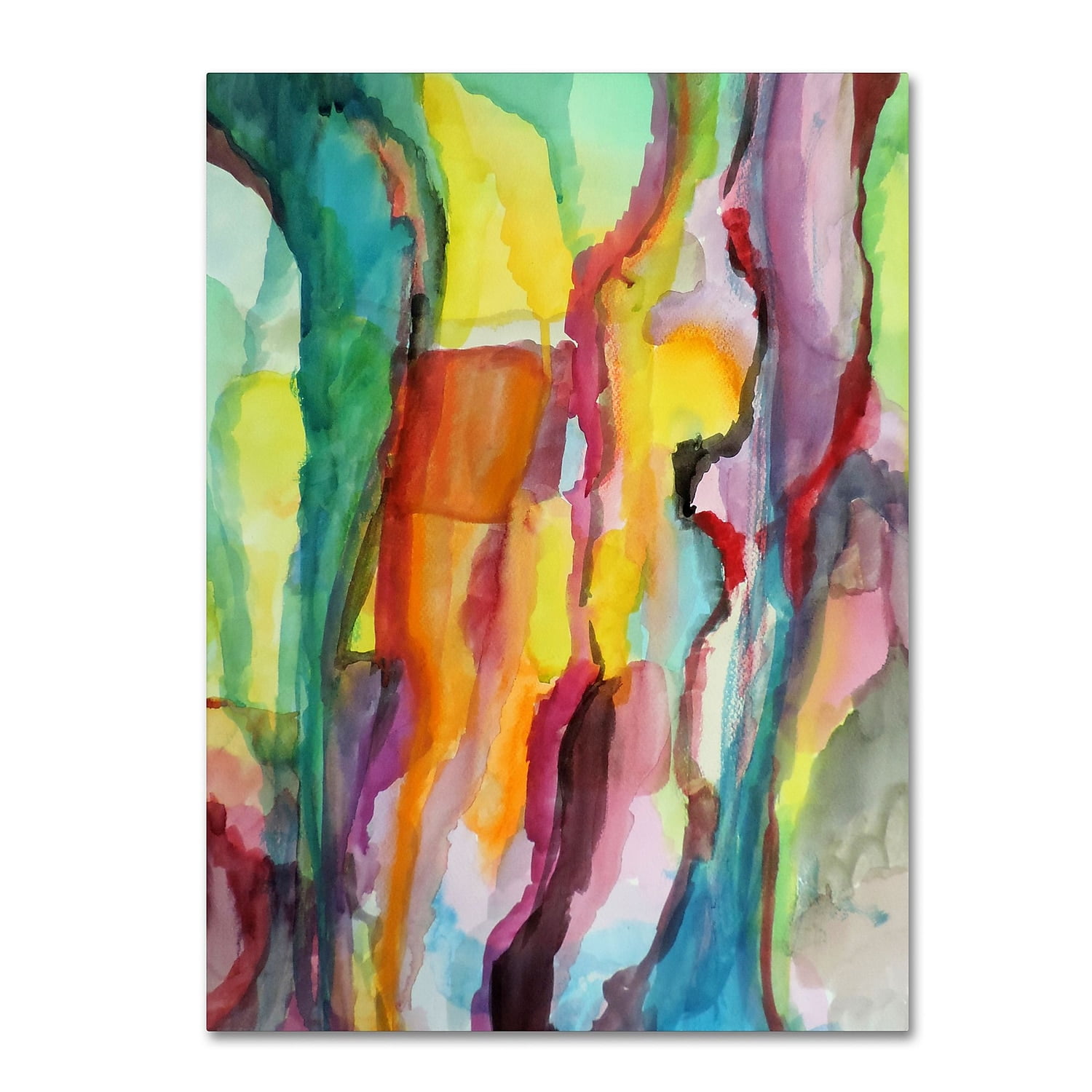 Sylvie Demers Multicolor Abstract Canvas Art, 18" x 24"