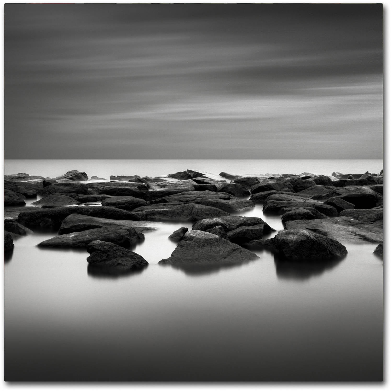 Trademark Fine Art "High Tide" Canvas Art by Dave MacVicar