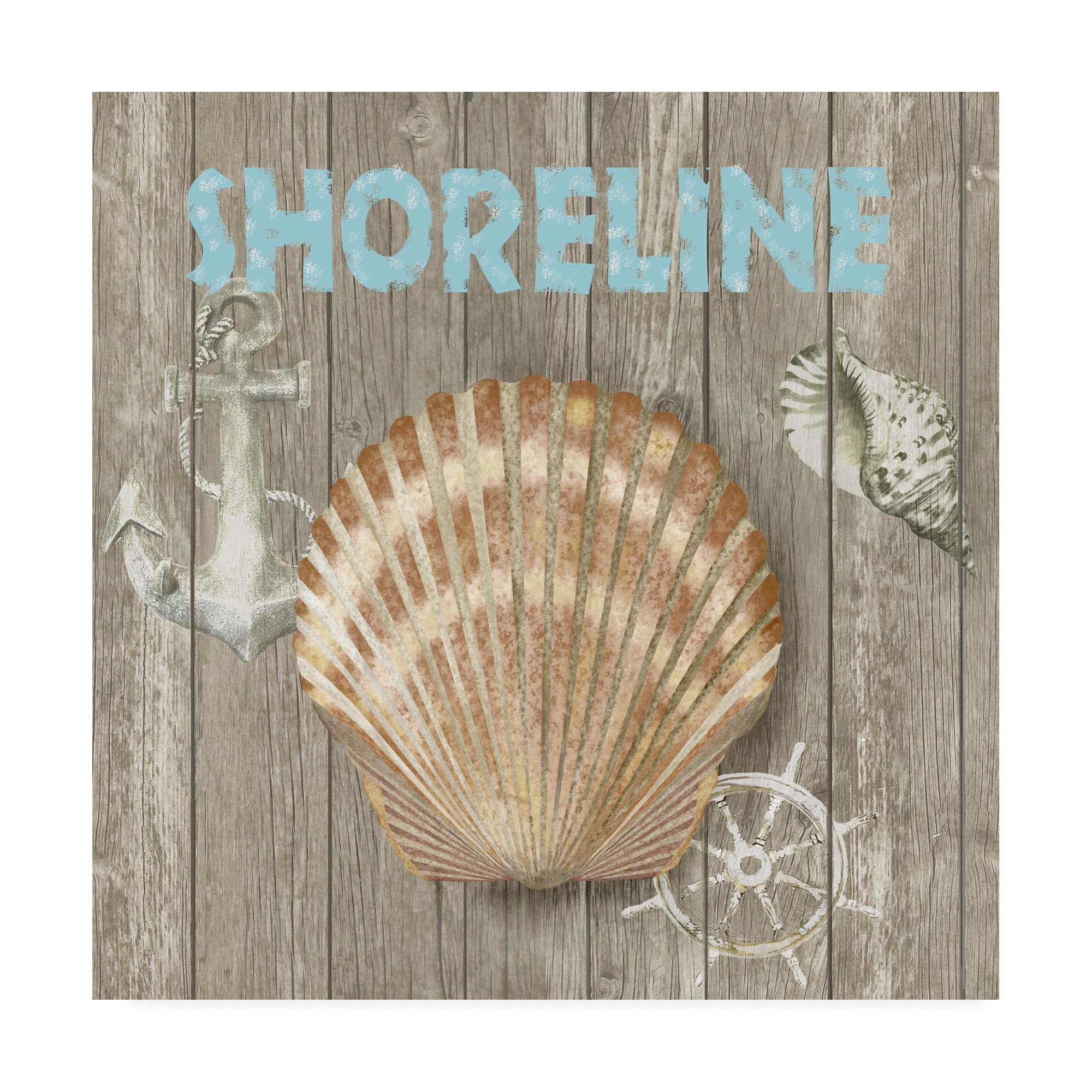 Trademark Fine Art 'High Tide Shoreline II' Canvas Art by Jade Reynolds