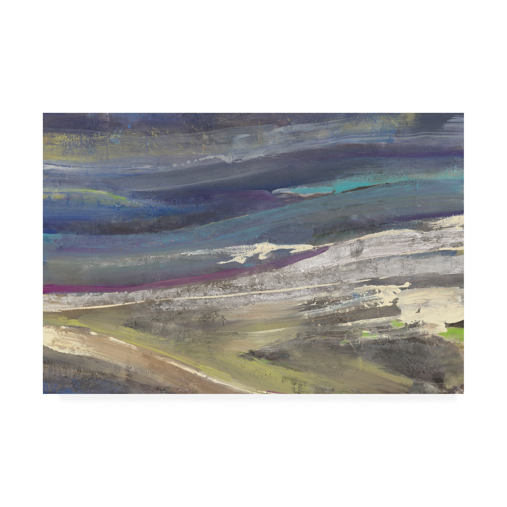 Trademark Fine Art 'Highlands Dark Blue' Canvas Art by Albena Hristova