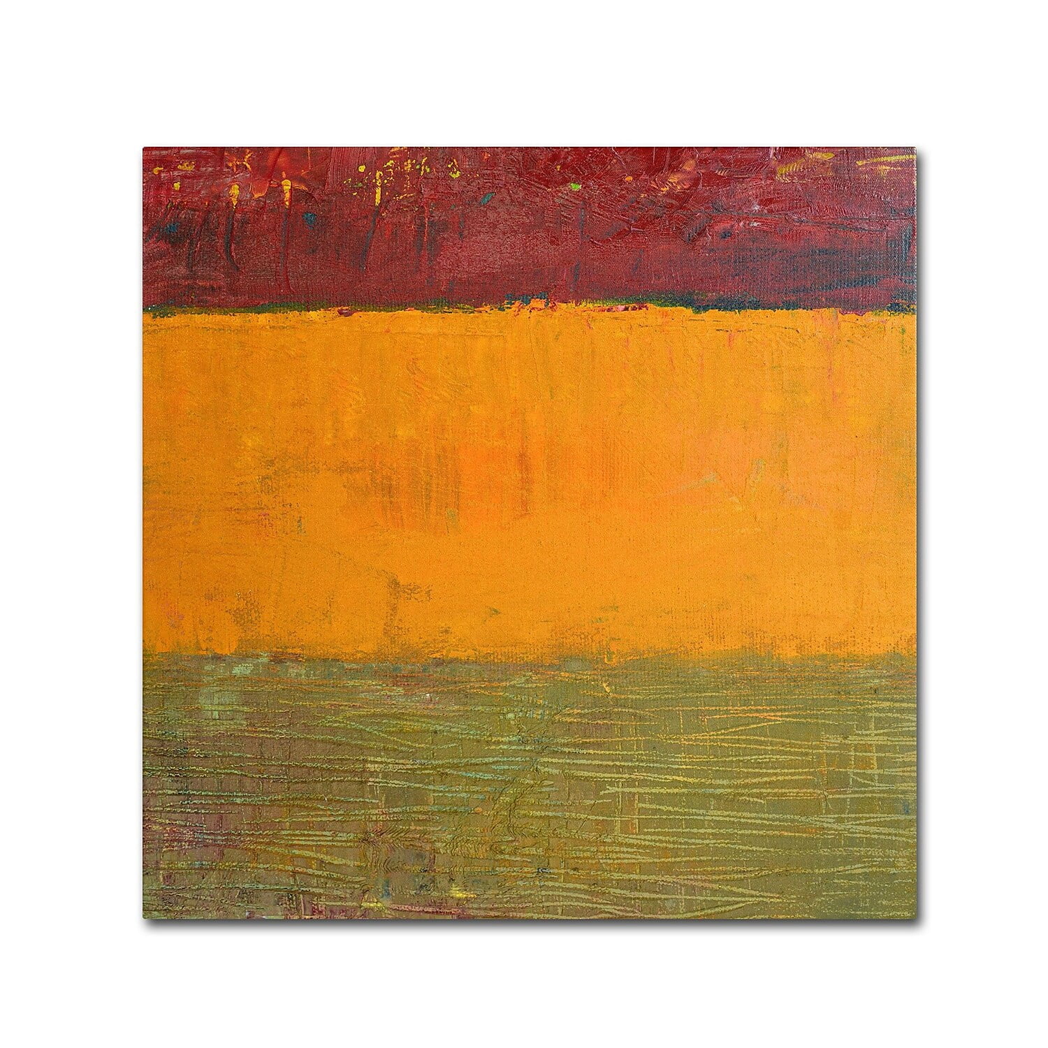 Trademark Fine Art "Highway Series Grasses" Canvas Art by Michelle Calkins