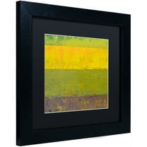 Trademark Fine Art "Highway Series Sunrise" Canvas Art by Michelle Calkins, Black Matte, Black Frame