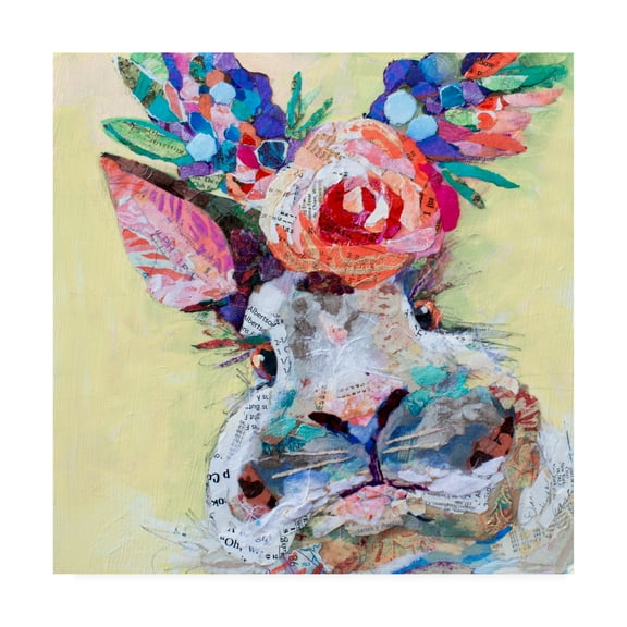 Trademark Fine Art 'Hip Hop Floral' Canvas Art by Elizabeth St. Hilaire