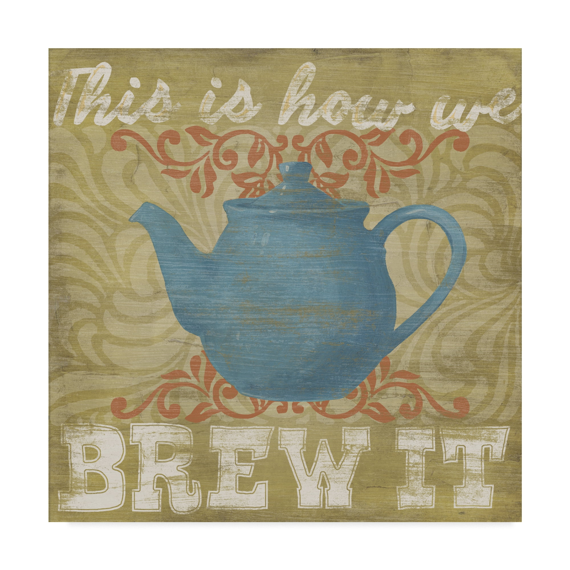 Trademark Fine Art 'Hip Kitchen I' Canvas Art by June Erica Vess