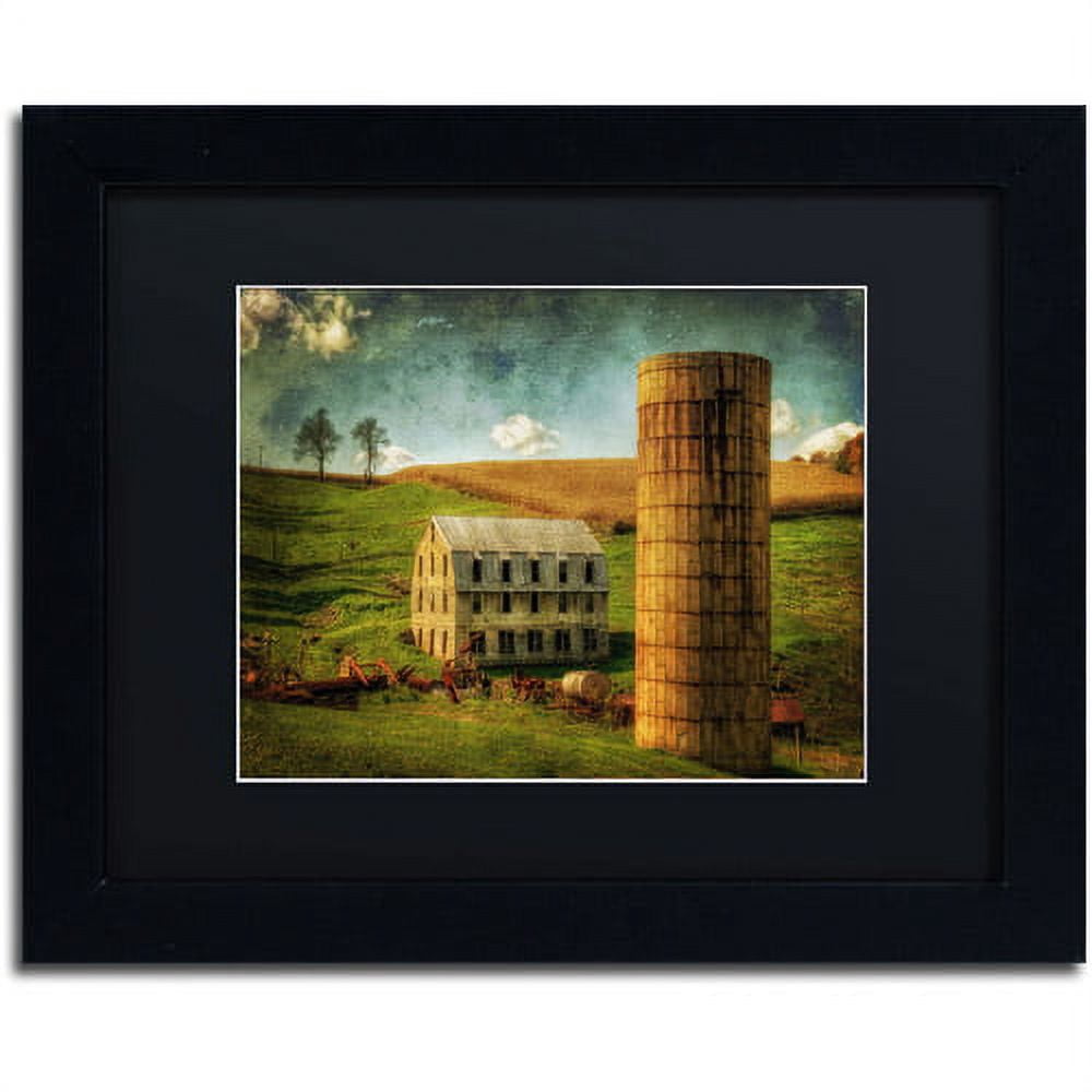 Trademark Fine Art "His Pride and Joy" Canvas Art by Lois Bryan, Black Mat, Black Frame