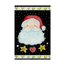 Trademark Fine Art 'Ho Ho Santa Claus' Canvas Art by Valarie Wade