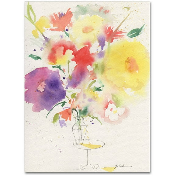 Trademark Fine Art 'Holiday Bouquet' Canvas Art by Sheila Golden
