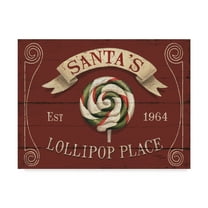 Trademark Fine Art 'Holiday Candy Shops IV' Canvas Art by Wellington Studio