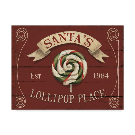 Trademark Fine Art 'Holiday Candy Shops IV' Canvas Art by Wellington Studio