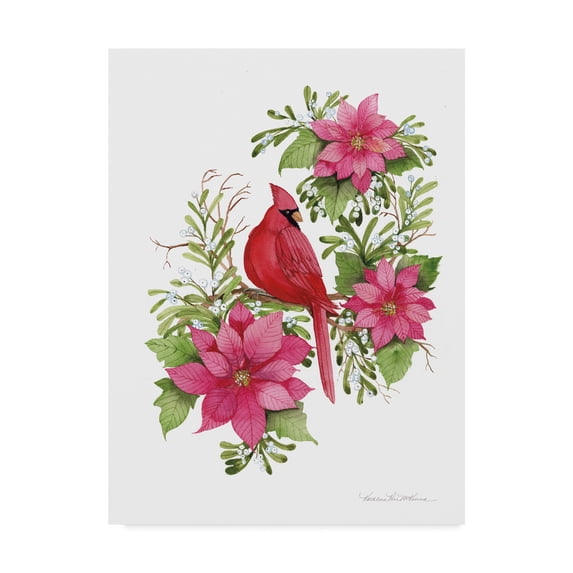 Trademark Fine Art 'Holiday Happiness I' Canvas Art by Kathleen Parr McKenna