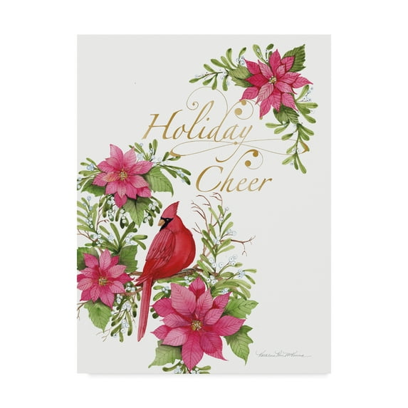 Trademark Fine Art 'Holiday Happiness V' Canvas Art by Kathleen Parr McKenna