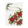 thumbnail image 1 of Trademark Fine Art 'Holiday Happiness VI Greetings' Canvas Art by Kathleen Parr McKenna, 1 of 3