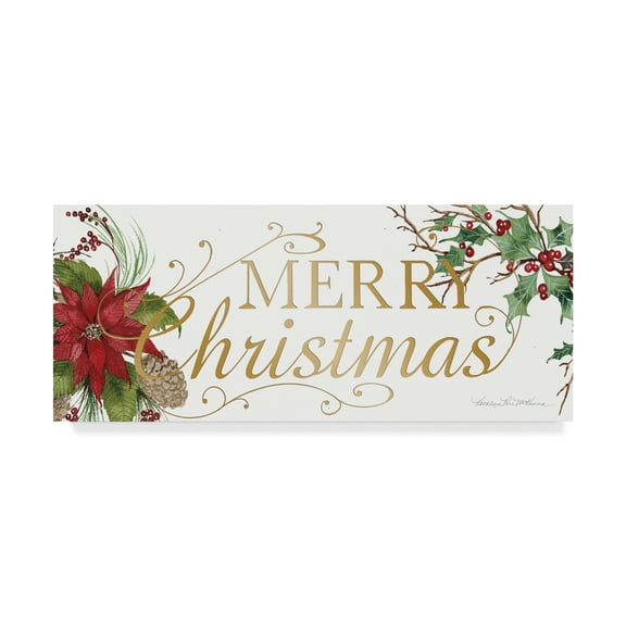 Trademark Fine Art 'Holiday Happiness X' Canvas Art by Kathleen Parr McKenna