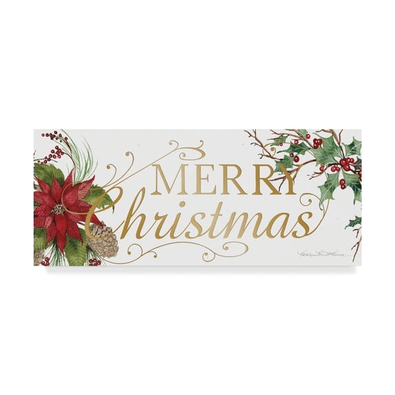 Trademark Fine Art 'Holiday Happiness X' Canvas Art by Kathleen Parr McKenna
