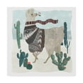 thumbnail image 1 of Trademark Fine Art 'Holiday Llama I' Canvas Art by Victoria Borges, 1 of 4