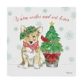 thumbnail image 1 of Trademark Fine Art 'Holiday Paws V' Canvas Art by Beth Grove, 1 of 4