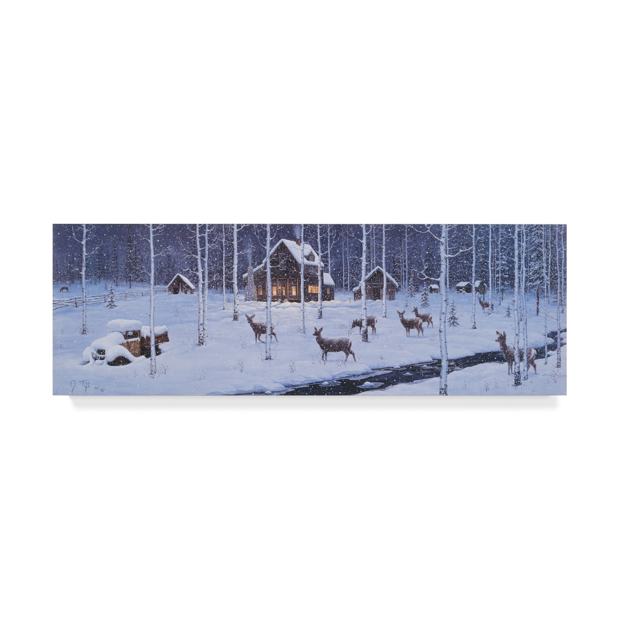 Trademark Fine Art 'Holiday Silence' Canvas Art by Jeff Tift