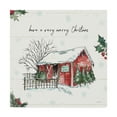 thumbnail image 1 of Trademark Fine Art 'Holiday on the Farm IV Merry Christmas' Canvas Art by Anne Tavoletti, 1 of 4