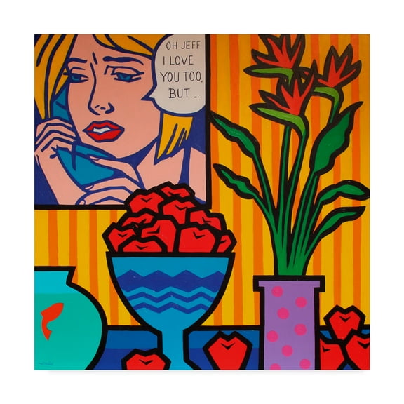 Trademark Fine Art 'Homage to Lichtenstein and Wesselmann' Canvas Art by John Nolan
