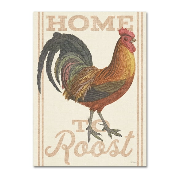 Trademark Fine Art 'Home to Roost II' Canvas Art by Sue Schlabach