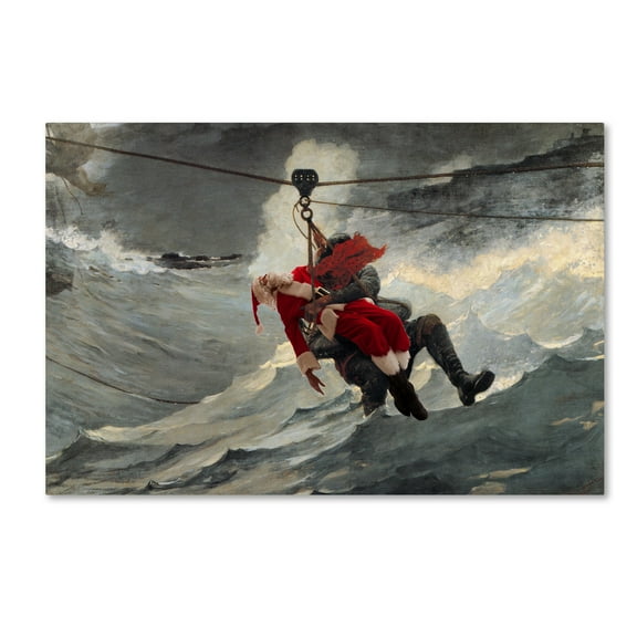 Trademark Fine Art 'Homer-The Life Line2' Canvas Art by Ed Wheeler